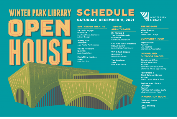 Winter Park Library Open House schedule